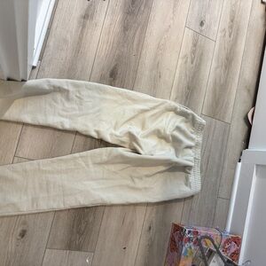 TALENTLESS Cream Track Pants